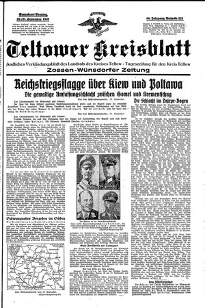 Teltower Kreisblatt vom 20.09.1941