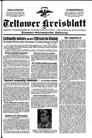 Teltower Kreisblatt vom 21.10.1941