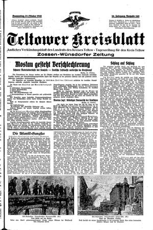 Teltower Kreisblatt vom 23.10.1941