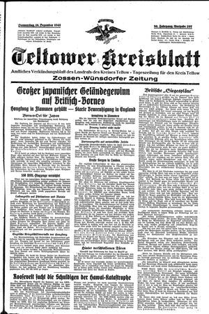 Teltower Kreisblatt vom 18.12.1941