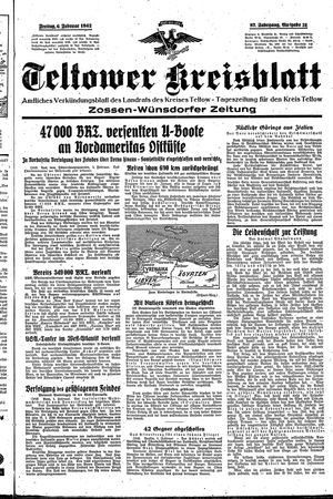 Teltower Kreisblatt on Feb 6, 1942