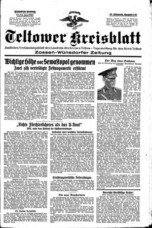 Teltower Kreisblatt on Jun 13, 1942