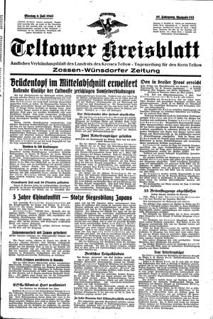 Teltower Kreisblatt on Jul 6, 1942