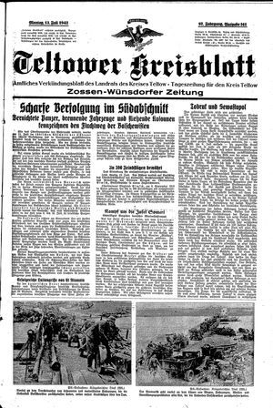 Teltower Kreisblatt vom 13.07.1942