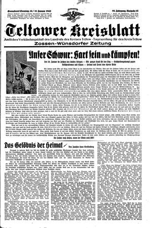 Teltower Kreisblatt vom 30.01.1943