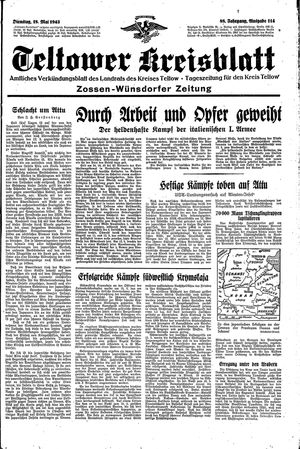 Teltower Kreisblatt vom 18.05.1943