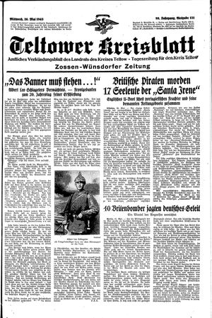 Teltower Kreisblatt vom 26.05.1943