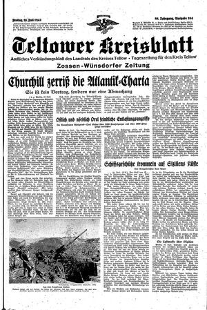 Teltower Kreisblatt vom 16.07.1943