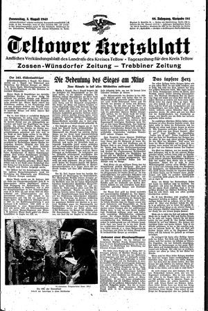 Teltower Kreisblatt on Aug 5, 1943