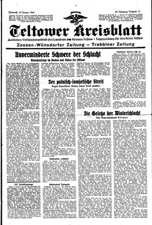 Teltower Kreisblatt on Jan 19, 1944