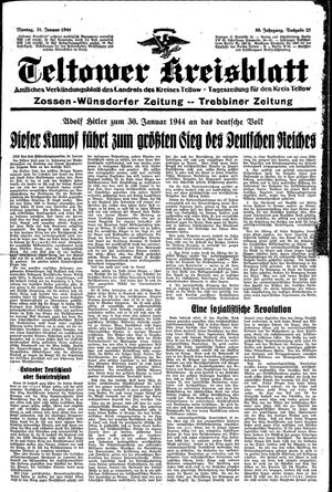 Teltower Kreisblatt vom 31.01.1944