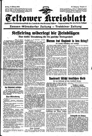 Teltower Kreisblatt vom 18.02.1944