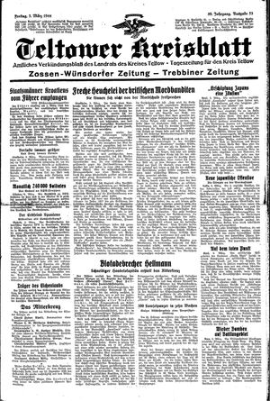 Teltower Kreisblatt vom 03.03.1944