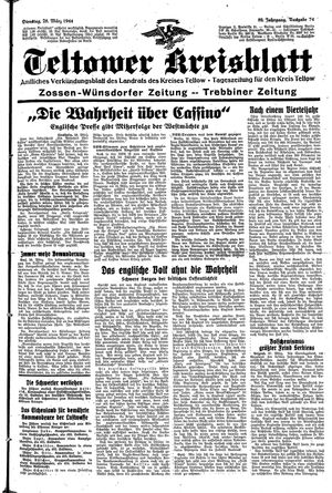 Teltower Kreisblatt on Mar 28, 1944