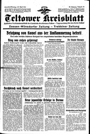 Teltower Kreisblatt vom 08.04.1944