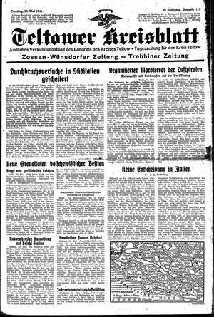 Teltower Kreisblatt on May 23, 1944