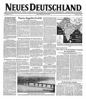 Neues Deutschland Online-Archiv vom 19.06.1946