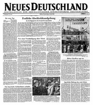 Neues Deutschland Online-Archiv vom 04.07.1946