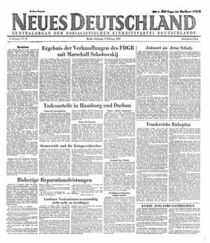 Neues Deutschland Online-Archiv on Feb 4, 1947