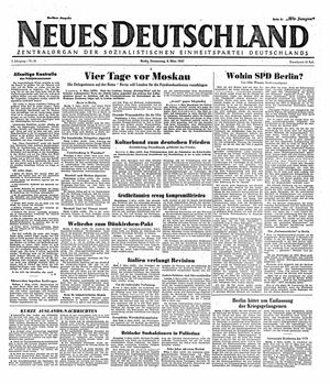Neues Deutschland Online-Archiv on Mar 6, 1947