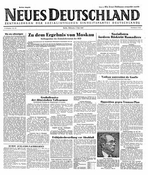 Neues Deutschland Online-Archiv vom 07.05.1947