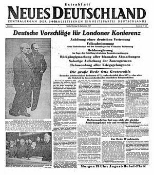 Neues Deutschland Online-Archiv on Sep 22, 1947