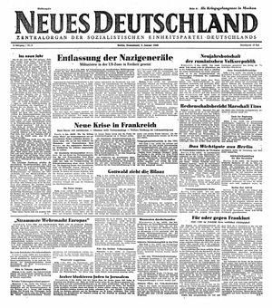 Neues Deutschland Online-Archiv vom 03.01.1948
