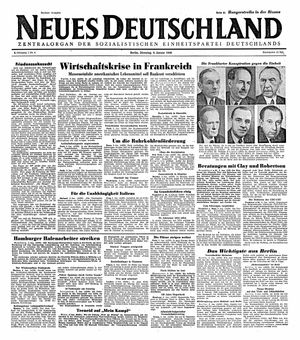 Neues Deutschland Online-Archiv vom 06.01.1948