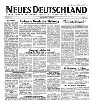 Neues Deutschland Online-Archiv vom 11.02.1948