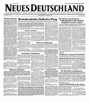 Neues Deutschland Online-Archiv vom 25.02.1948