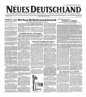 Neues Deutschland Online-Archiv vom 05.03.1948