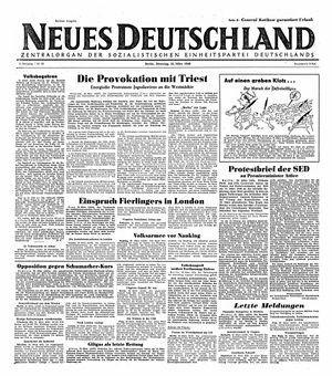 Neues Deutschland Online-Archiv vom 23.03.1948