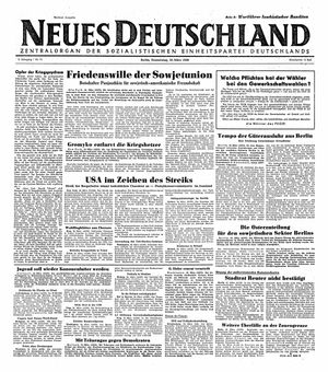 Neues Deutschland Online-Archiv vom 25.03.1948
