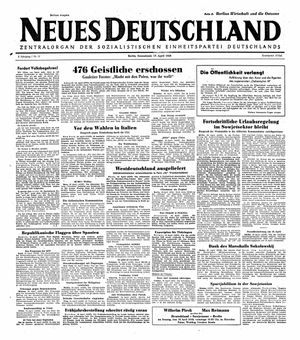 Neues Deutschland Online-Archiv vom 17.04.1948