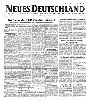 Neues Deutschland Online-Archiv vom 06.05.1948