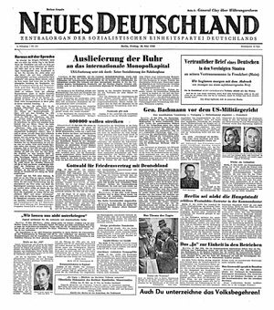 Neues Deutschland Online-Archiv vom 28.05.1948