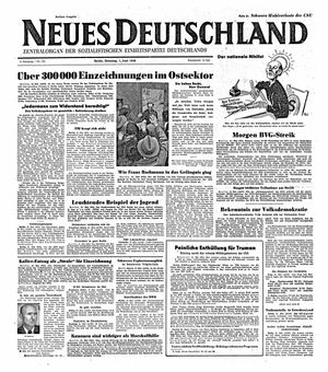 Neues Deutschland Online-Archiv vom 01.06.1948