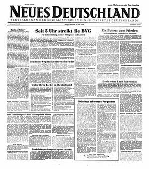 Neues Deutschland Online-Archiv vom 02.06.1948