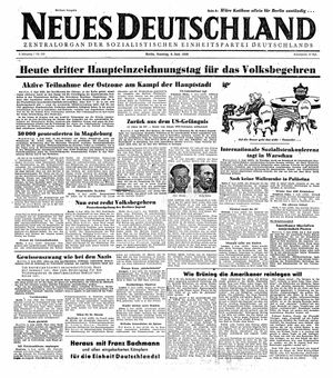 Neues Deutschland Online-Archiv vom 06.06.1948