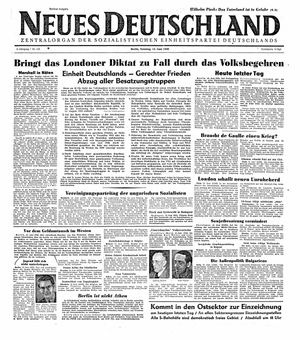 Neues Deutschland Online-Archiv vom 13.06.1948