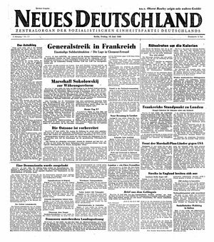 Neues Deutschland Online-Archiv vom 18.06.1948