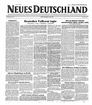 Neues Deutschland Online-Archiv vom 03.07.1948