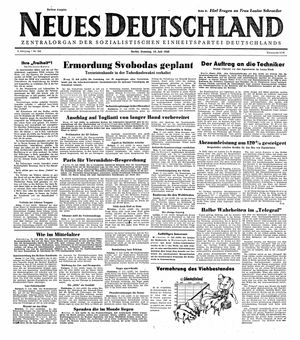Neues Deutschland Online-Archiv vom 18.07.1948
