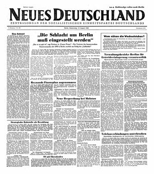 Neues Deutschland Online-Archiv vom 12.08.1948