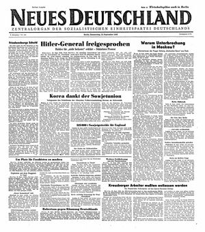 Neues Deutschland Online-Archiv vom 23.09.1948