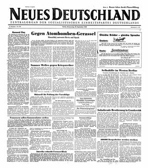 Neues Deutschland Online-Archiv vom 30.09.1948