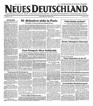 Neues Deutschland Online-Archiv vom 06.10.1948
