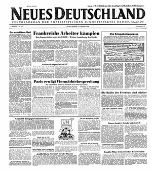 Neues Deutschland Online-Archiv vom 12.10.1948
