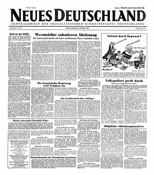 Neues Deutschland Online-Archiv vom 19.10.1948