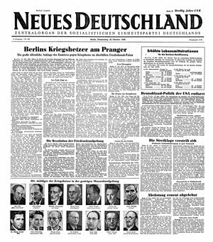 Neues Deutschland Online-Archiv vom 28.10.1948